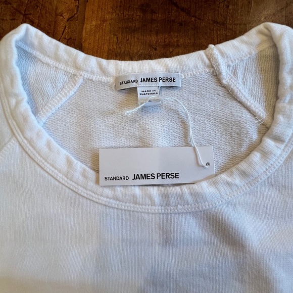 James Perse Sweatshirt, Size 2, White - NWT - Picture 5 of 9